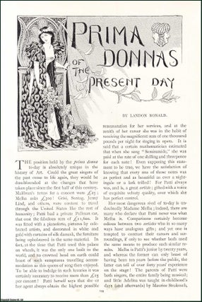 Item #509143 Prima Donnas of the Present Day : Madame Adelina Patti ; Madame Nordica ; Madame...