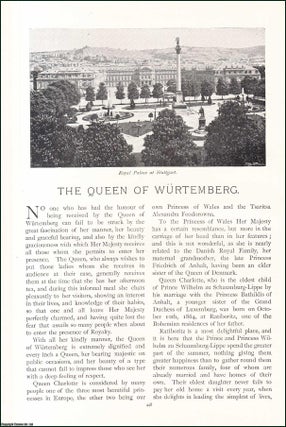 Item #509155 The Queen of Wurtemberg. An original article from the Lady's Realm 1897. Stated