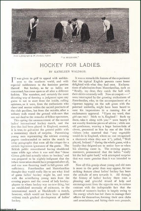 Item #509158 Hockey for Ladies. An original article from the Lady's Realm 1897. Kathleen Waldron