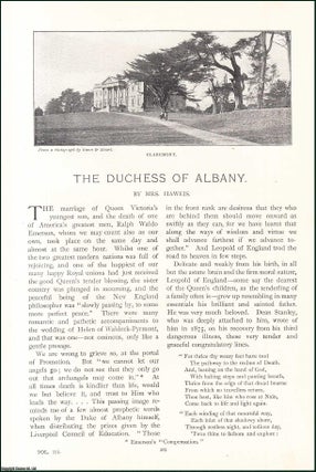 Item #509159 The Duchess of Albany. An original article from the Lady's Realm 1897. Mrs. Haweis