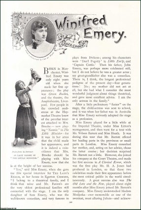 Item #509160 Winifred Emery, an Actress. An original article from the Lady's Realm 1897. Grace Cooke