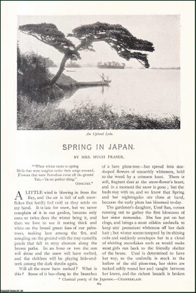 Item #509165 Spring in Japan. An original article from the Lady's Realm 1897. Mrs. Hugh Fraser