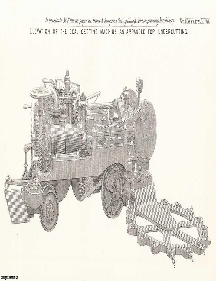 Item #509174 Hurd & Simpson's Coal-Getting & Air-Compressing Machinery. 7 pages, 6...