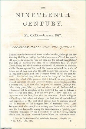 Item #509255 Locksley Hall & the Jubilee. An original article from the Nineteenth Century...
