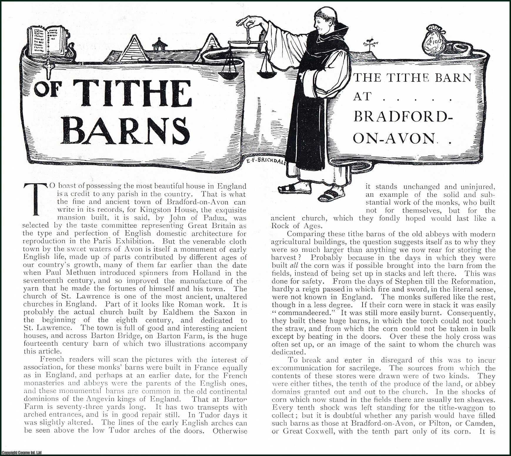The Tithe Barn at Bradford-on-Avon. Several pictures and accompanying ...