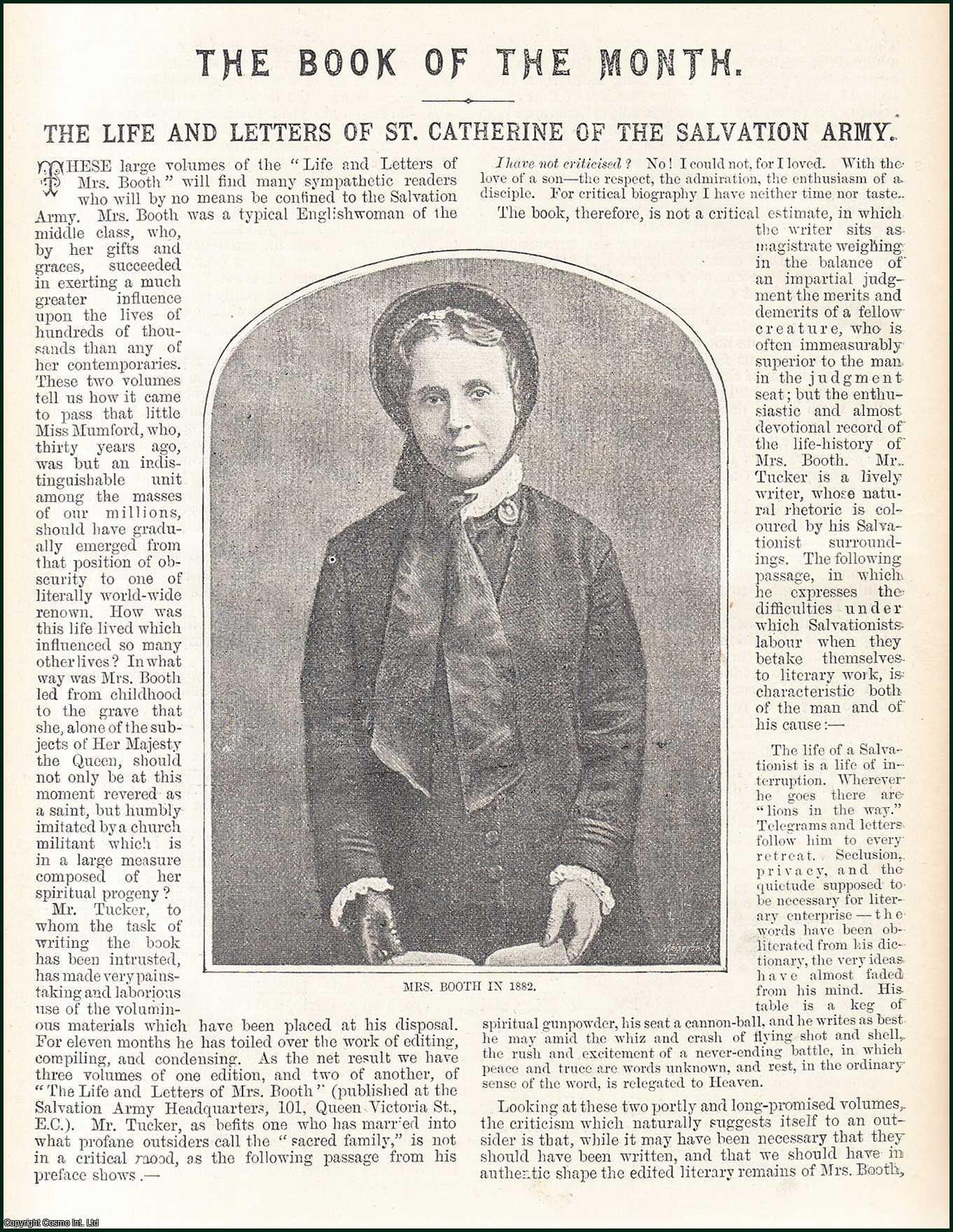 Mrs Booth: The Life and Letters of Catherine Booth, Founder of the ...
