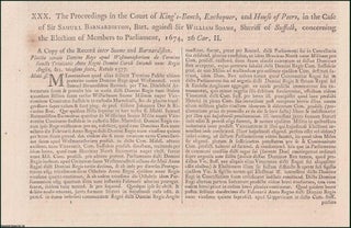 Item #509754 The Proceedings in the Court of King's-Bench, Exchequer, and House of Peers, in the...