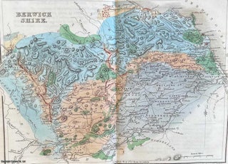 A Geological Survey of Berwickshire. Includes a hand-coloured map of. Esq. Advocate David Milne, Edinburgh.