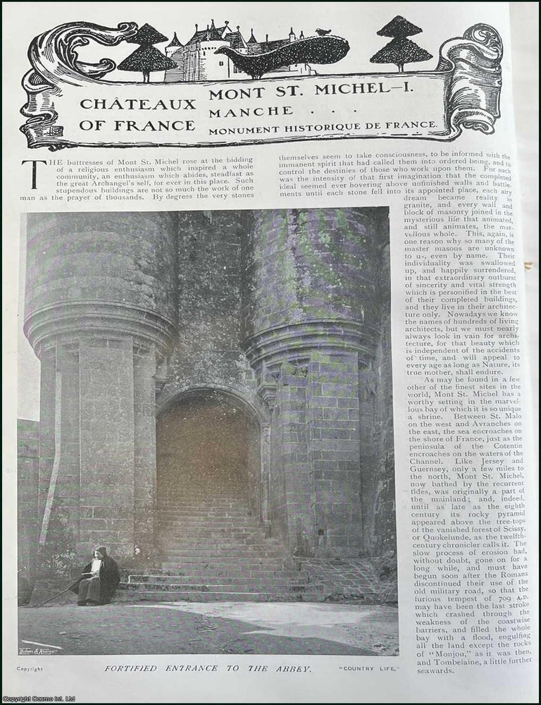 Item #510567 Mont St. Michel, Manche. Monument Historique De France. Several pictures and...
