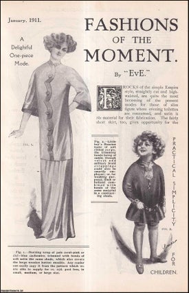 Item #511176 Fashions of the Moment, 1911. An uncommon original article from The Strand Magazine,...