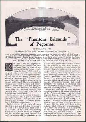 Item #511387 The Phantom Brigands of Pegomas, French Riviera. An uncommon original article from...