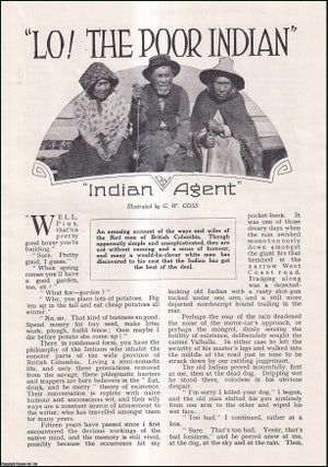 Item #511394 Lo ! the Poor Indian in British Columbia. An uncommon original article from the Wide...