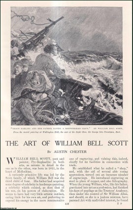 Item #511438 The Art of William Bell Scott : Painter & Poet. An uncommon original article from...