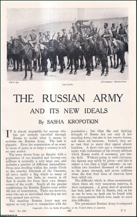 Item #511442 The Russian Army & its New Ideals. An uncommon original article from the Windsor...