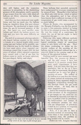 Item #511649 The Future of Aerial Navigation. An uncommon original article from the Harmsworth...