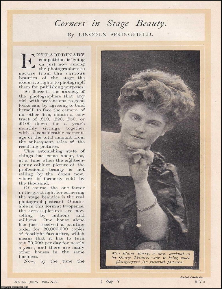 Item #511655 Corners in Stage Beauty : Miss Rene Allen ; Miss Gabrielle Ray ; Miss Ethel Oliver ;...