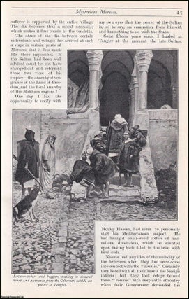 Item #511663 Mysterious Morocco. An uncommon original article from the Harmsworth London...