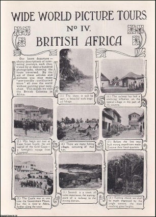 Item #511736 British Africa : Wide World Picture Tours. An uncommon original article from the...