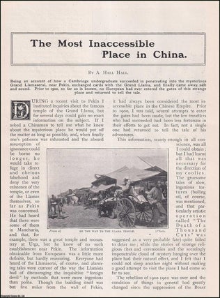 Item #511969 The Most Inaccessible Place in China : Grand Llamaserai, near Pekin. An uncommon...