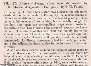 Item #512710 The Poultry of France. An original article from the Journal of The Royal...