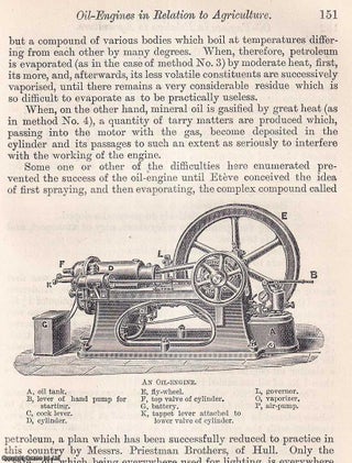 Item #512736 Oil-Engines in Relation to Agriculture. An original article from the Journal of the...