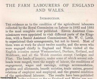 Item #512769 The Farm Labourers of England & Wales : the supply of labour ; wages & earnings ;...