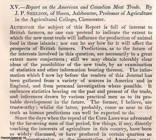 Item #512895 The American & Canadian Meat Trade. An original article from the Journal of the...