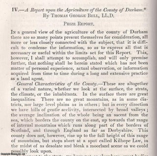 Item #512905 The Agriculture of the County of Durham. An original article from the Journal of the...