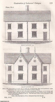 Item #512921 The Construction of Labourer's Cottages. An original article from the Journal of The...