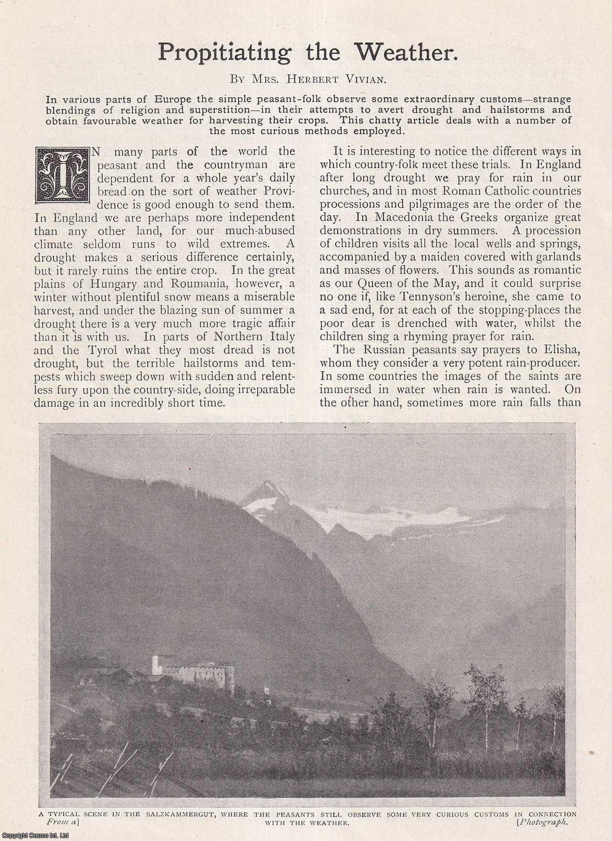 Propitiating the Weather : using religion & superstition in attempts to ...