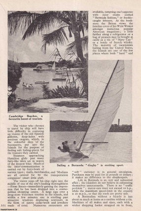 Item #513225 Beautiful Bermuda. By James Marks. An uncommon original article from the Wide World...