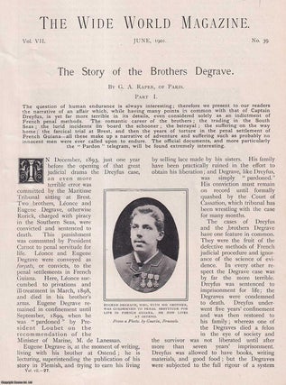 Item #513270 The Story of the Brothers Degrave (Rorique) : the Degraves's tale of alleged piracy,...
