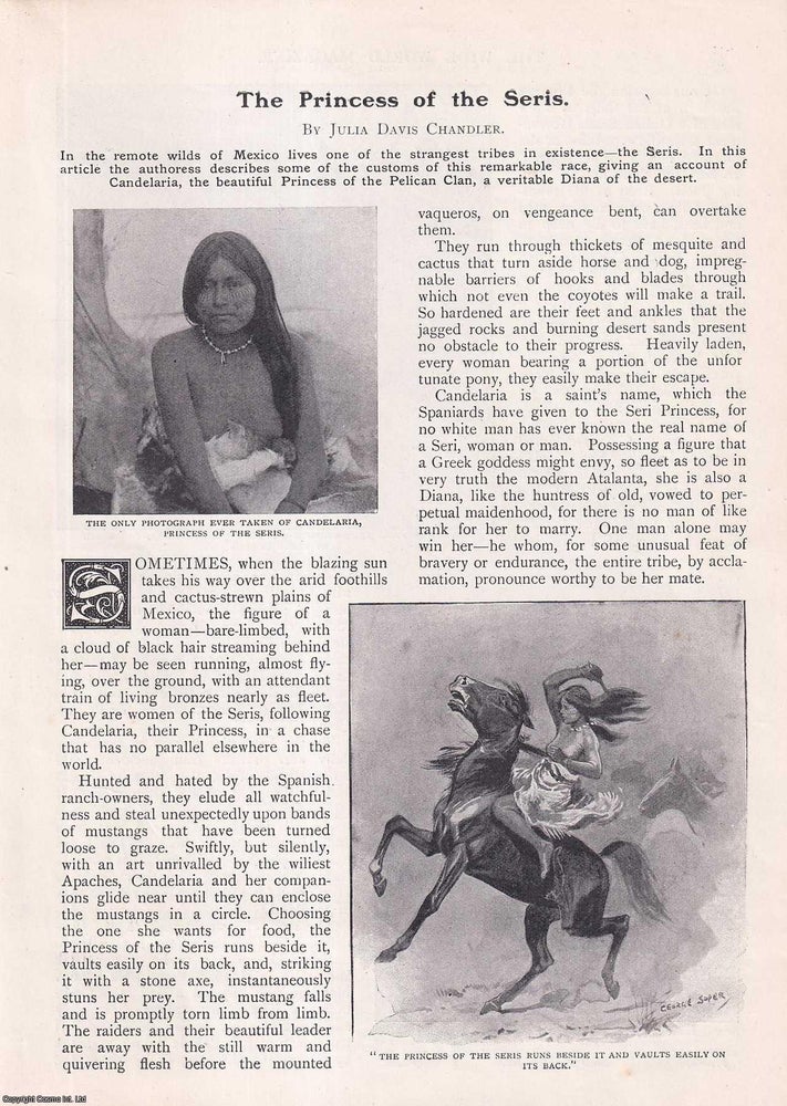 Item #513284 An account of Mar-a Candelaria, the Princess of the Mexican Pelican Clan. By Julia...