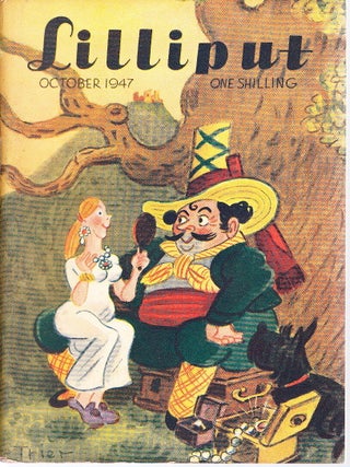 Lilliput Magazine. October 1947. Vol.21 no.4 Issue no.124. James Holland colour illustrations, James Fitton article, Georges Simenon story, and other pieces.