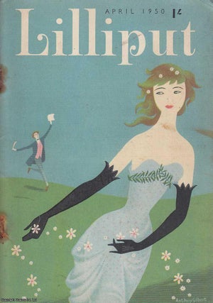 Item #513320 Lilliput Magazine. April 1950. Vol.26 no.4 Issue no.154. Ronald Searle drawing,...