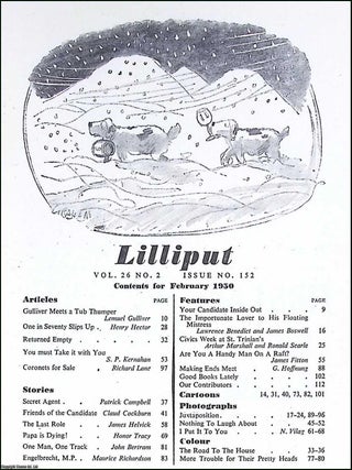 Lilliput Magazine. February 1950. Vol.26 no.2 Issue no.152. Ronald Searle St Trinian drawings, James Helvick story, Hoffnung feature, and other pieces.