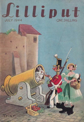 Item #513342 Lilliput Magazine. July 1944. Vol.15 no.1 Issue no.85. Lemuel Gulliver article,...