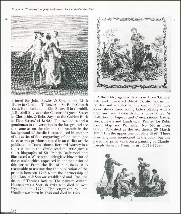 Item #513626 18th Century on-glaze Transfer-printed Wares. 11 pages, illustrated. An article...