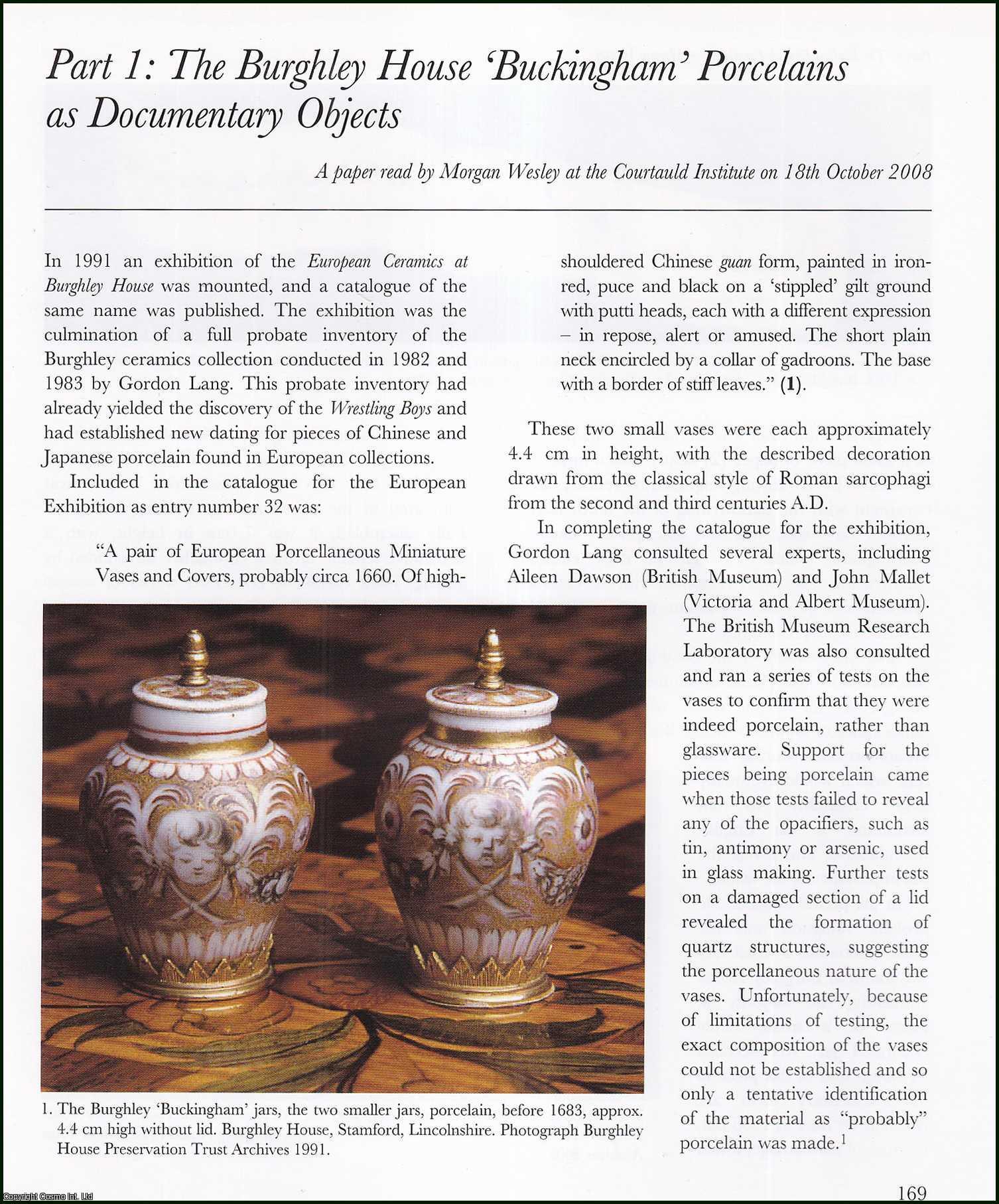 European Ceramics & Porcelain at Burghley House. A complete 6 part