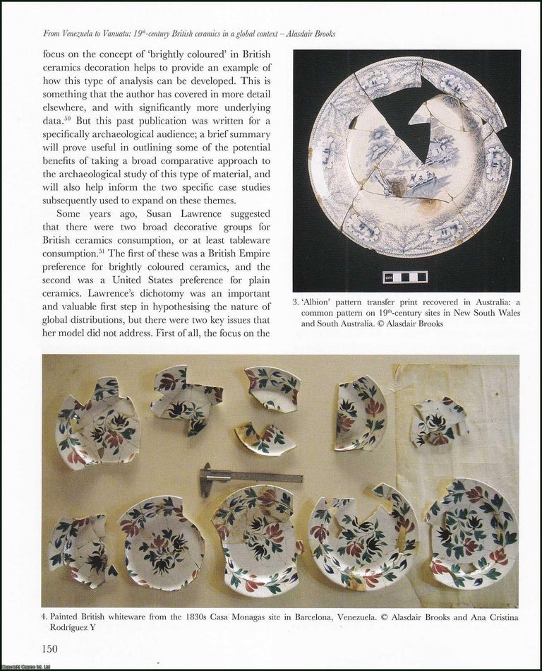 Item #513784 From Venezuela to Vanuatu : 19th Century British Ceramics in a global context. An...