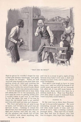 Item #513880 Tom Sawyer, Detective. By Mark Twain & Huck Finn. A complete 2 part original article...
