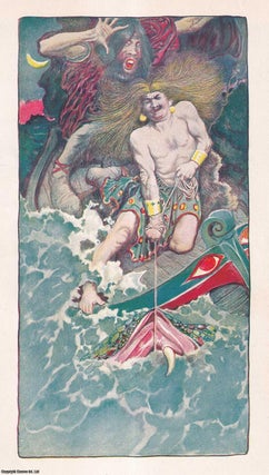 Item #513895 North-Folk Legends of the Sea. Illustrated in colour by Howard Pyle. An original...