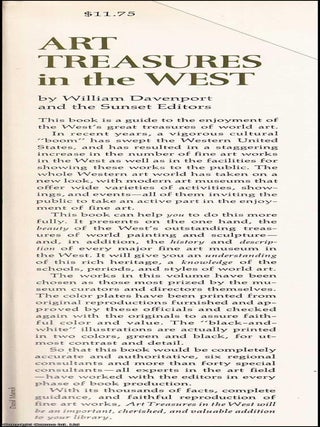 Art Treasures in the West : A Pictorial Guide to Fine Art Centers in the Western United States.
