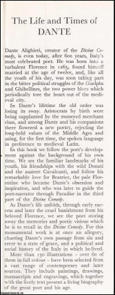 The Life & Times of Dante.