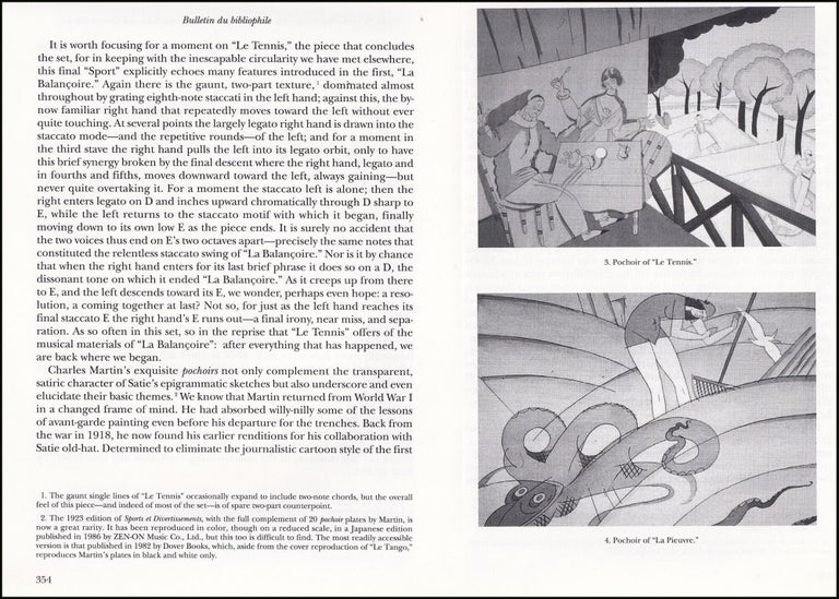 Item #514567 Clouds in the Sky : The Sports et Divertissments of Erik Satie & Charles Martin....