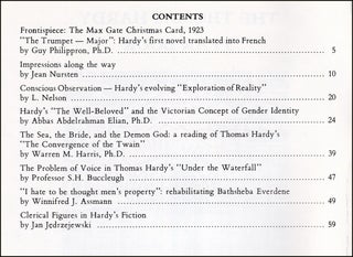 Hardy's The Well-Beloved and the Victorian Concept of Gender Identity, by Abbas Abdelrahman Elian, Ph.D. & more. An article in the complete issue of The Thomas Hardy Year Book : No. 20.