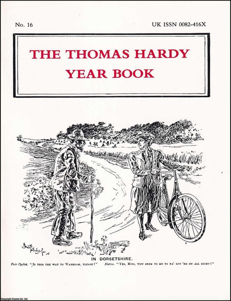 Item #514584 The Chronology of Tess of the D'Urbervilles, by Professor J.O. Lyons & more. An...