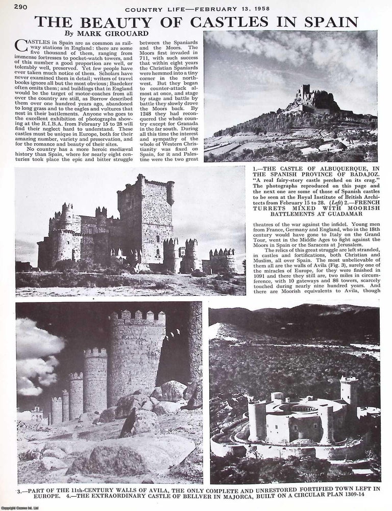 Item #514994 Castles in Spain : The Alcazar of Segovia ; Coca in Segovia ; Albuquerque, Badajoz &...