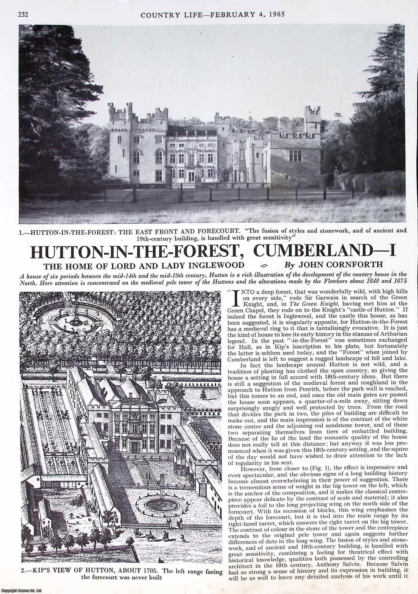 Hutton-in-the-Forest, Cumberland. The Home of Lord & Lady Inglewood ...