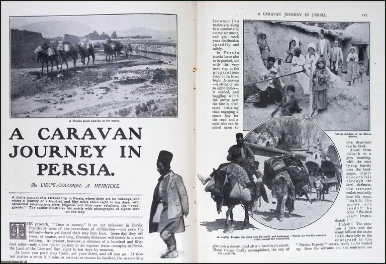 Item #515226 A Caravan Journey in Persia. Where a hundred and fifty miles takes eight to ten...